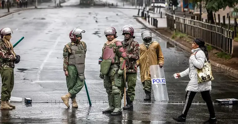 কেনিয়ায় সরকারবিরোধী বিক্ষোভ